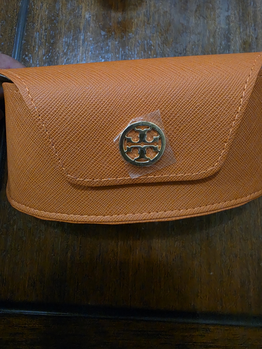 Tory Burch-Inspired Orange Crossbody Clutch